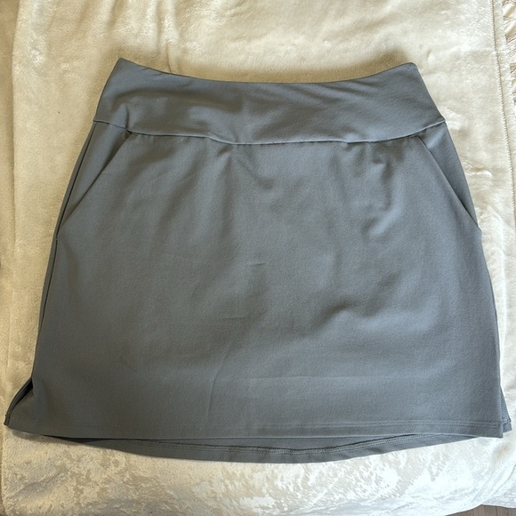 adidas Womens ultimate365 golf Solid Skort in grey - Picture 2 of 11